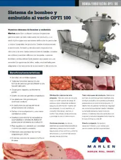Thumbnail: Opti 100 Brochure - Spanish
