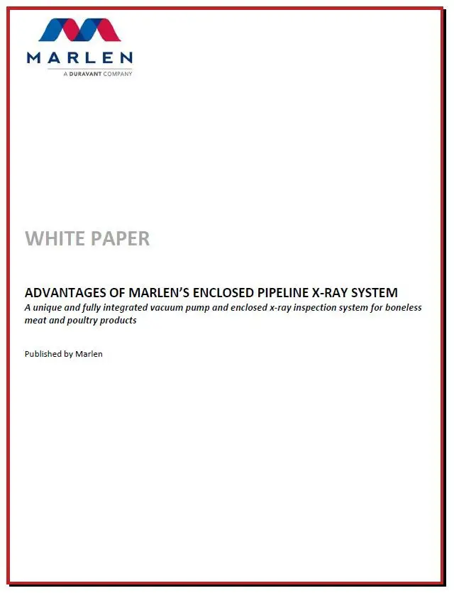 Thumbnail: White Paper - Advantages of Marlen's Enclosed Pipeline X-Ray System