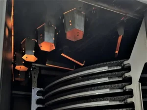 Impingement nozzles in a Marlen Spiral Oven