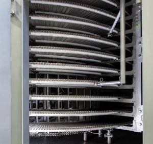Inside of a Marlen Spiral Oven